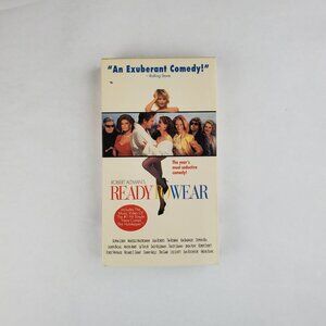 Ready To Wear VHS Tape 1995 - Julia Roberts Tim Robbins